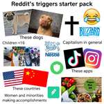image for Reddit's triggers starter pack