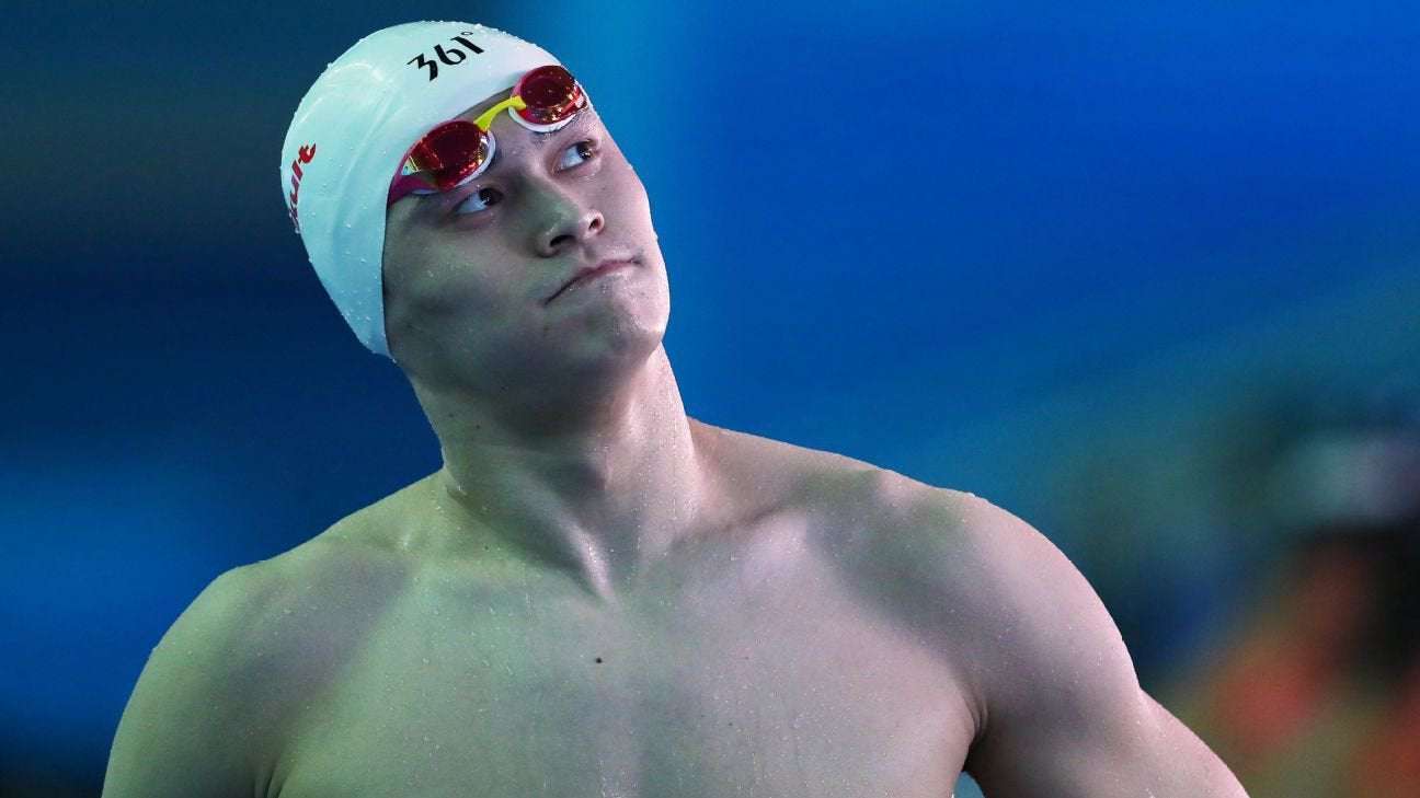 image for Chinese swimmer Sun Yang banned again, to miss Tokyo Olympics