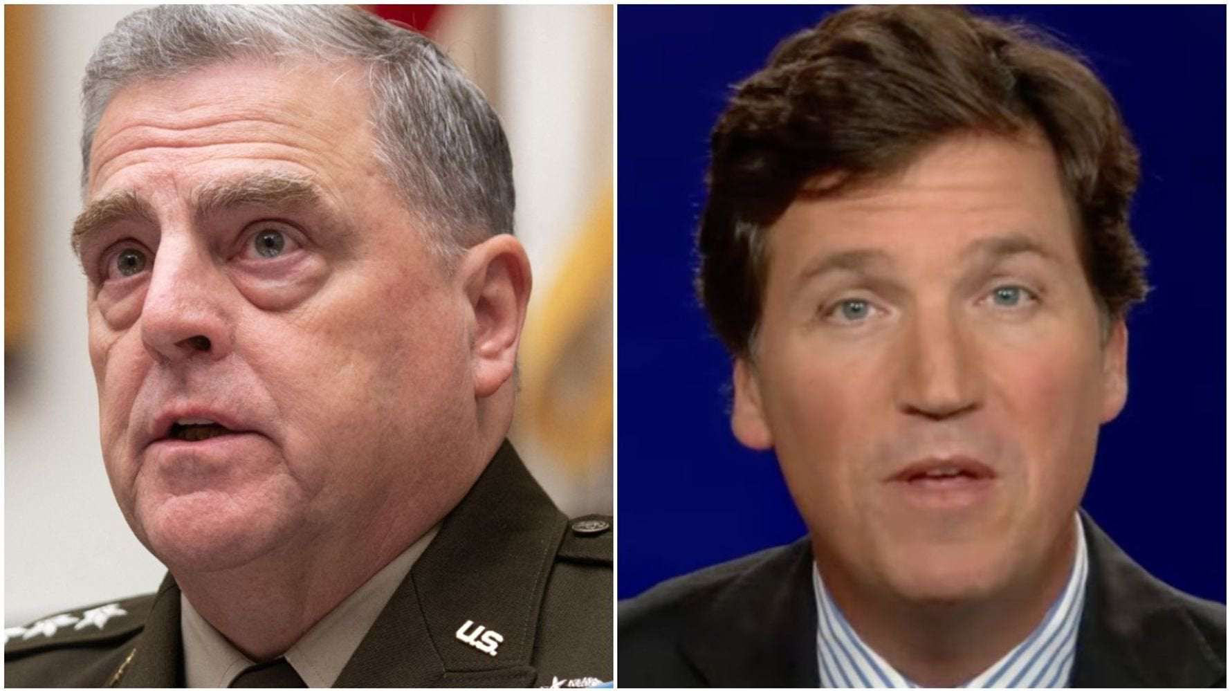 image for 'Coward' Tucker Carlson Torched For Calling Top U.S. General 'A Pig' And 'Stupid'