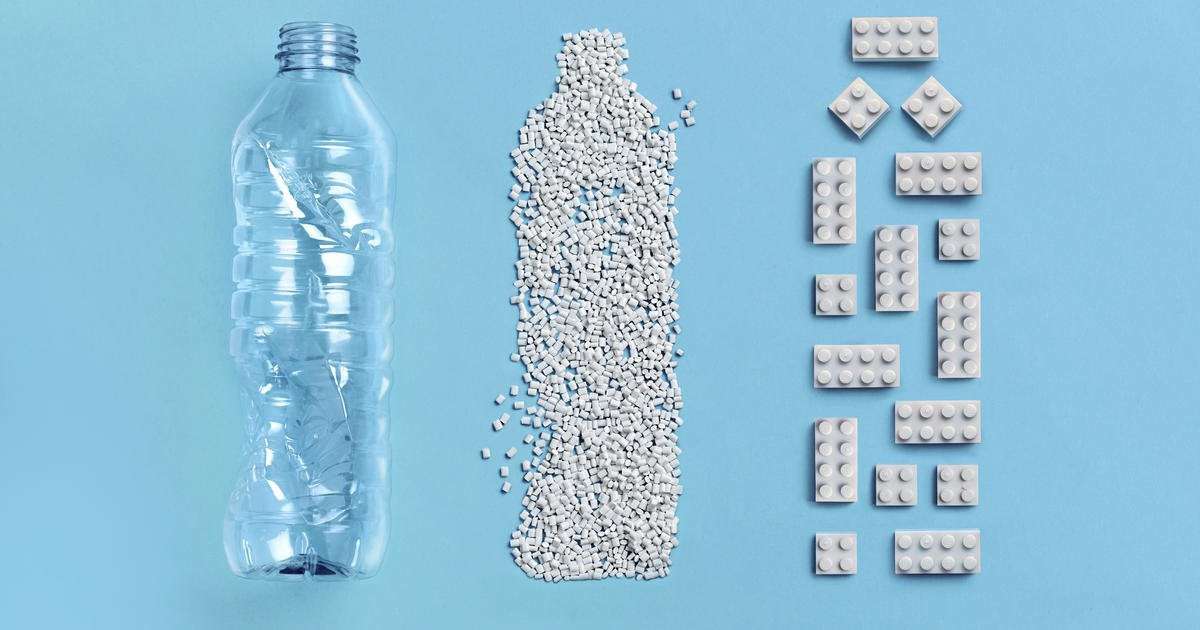image for Lego is finally making its iconic bricks from recycled plastic