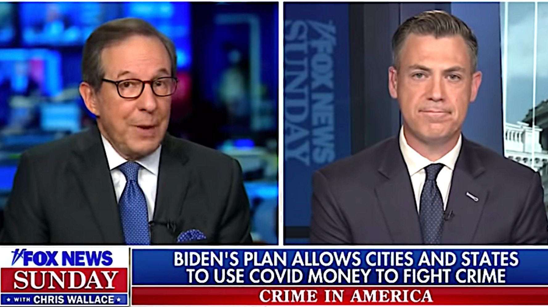 image for Chris Wallace Accuses GOP Of Defunding Police In Testy Fox Interview