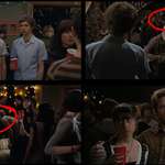 image for In Scott Pilgrim vs. the World (2010), you can see Stephen and Julie getting back together in the background at Julie's party.
