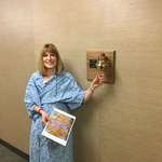image for My mom ringing the bell signaling her last Radiation treatment. No more breast Cancer!