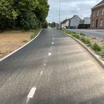 image for The sand dispersed on this new bike lane make it look as though the sun is shining…