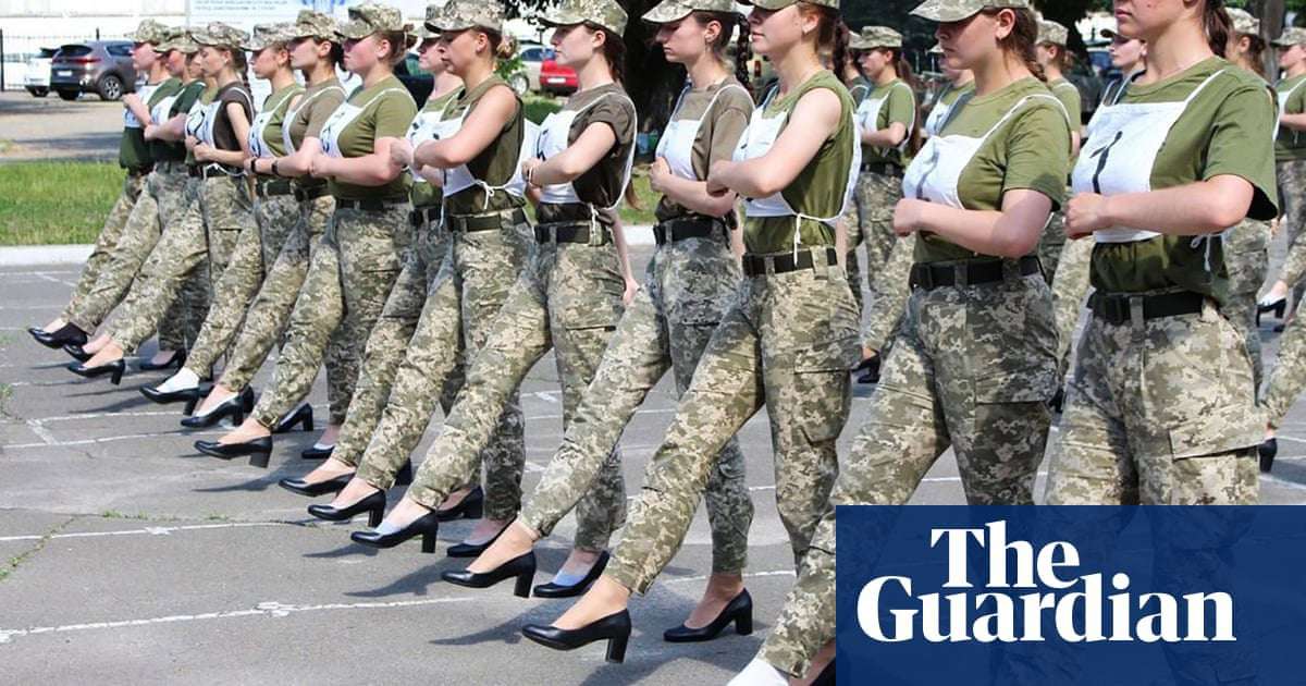 image for ‘Idiotic’: Fury in Ukraine after female soldiers made to march in heels