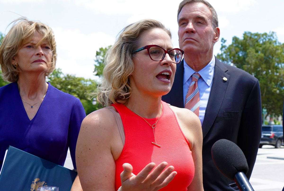 image for “Utter betrayal”: Angry activists who helped elect Kyrsten Sinema say "she has no values"
