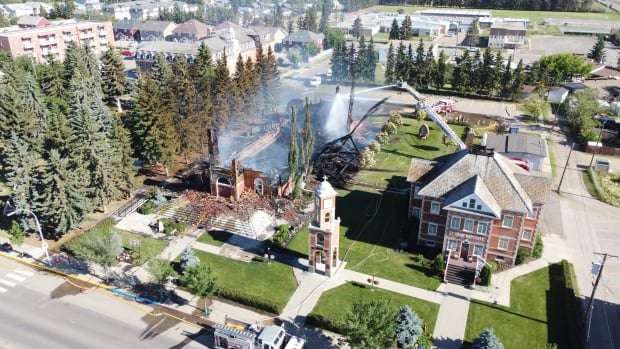 image for Residential school survivors call for an end to arson attacks on churches
