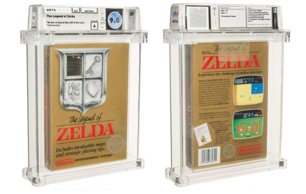 image for Legend of Zelda sealed NES cartridge goes on sale for $110,000
