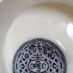 image for Gluten free has been imprinted into the oreo cookie part. Didn't see until it hit milk