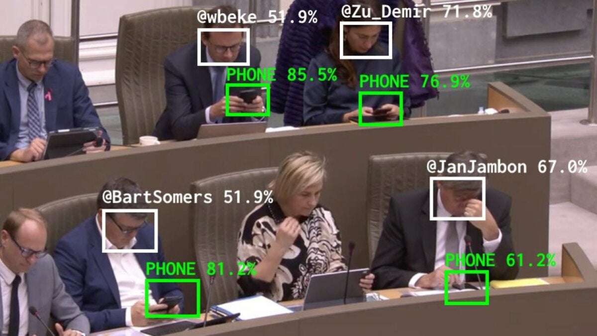 image for AI bot trolls politicians with how much time they're looking at phones