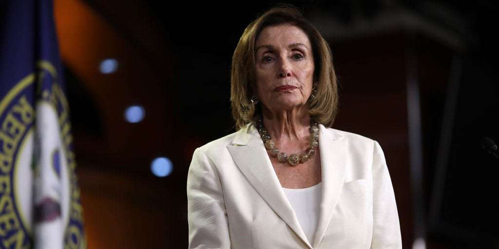 image for Nancy Pelosi's office calls Trump a 'twice-impeached Florida retiree'
