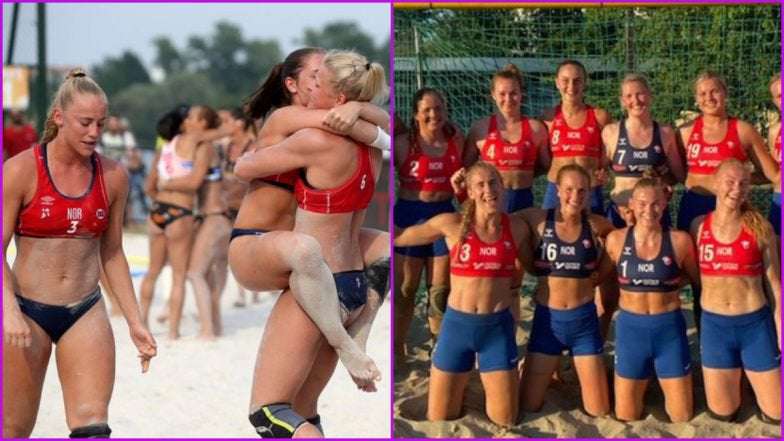 image for Norwegian Women’s Beach Volleyball Team Forced to Play in Bikinis, Players Allege Sexualisation