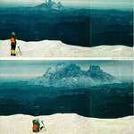 image for Photos taken by climbers atop Mt. Adams when Mt. St. Helens erupted on May 18, 1980.