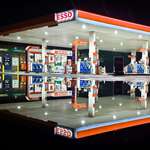 image for Petrol station after heavy rain
