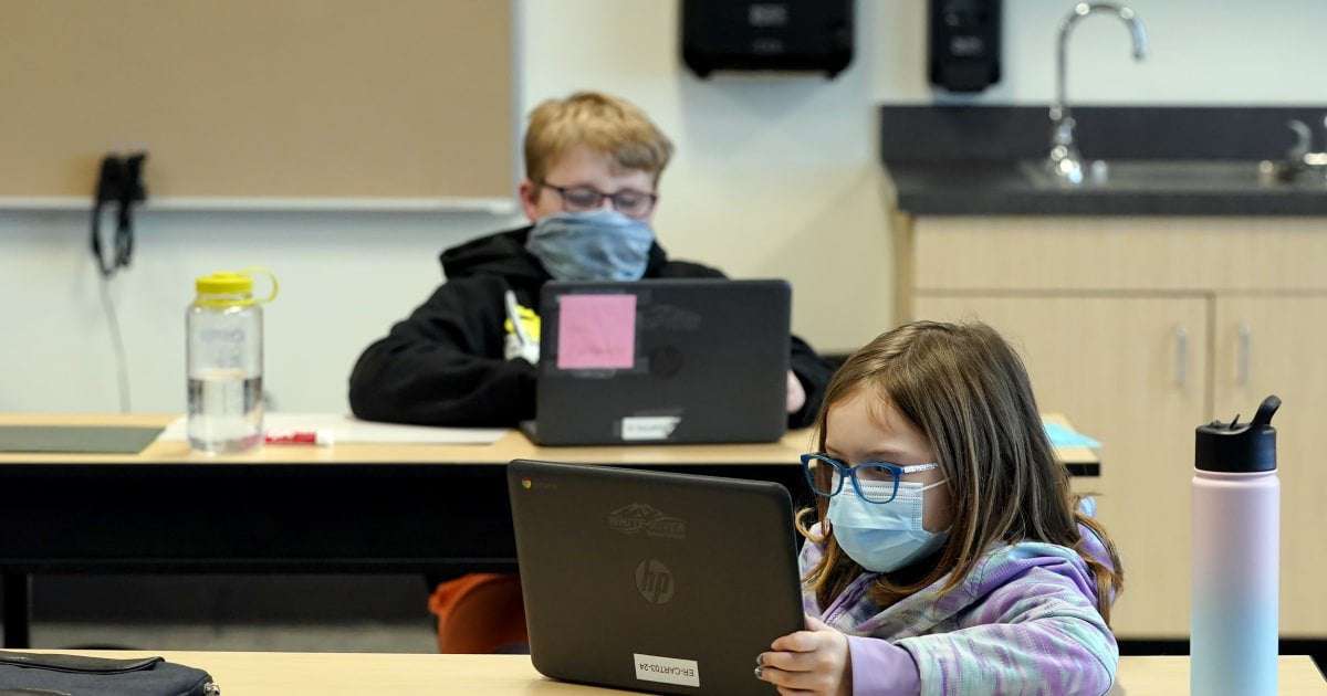 image for All children should wear masks in school this fall, even if vaccinated, according to pediatrics group