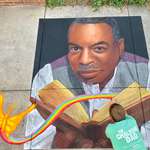 image for My “Reading Rainbow” chalk art of LeVar Burton