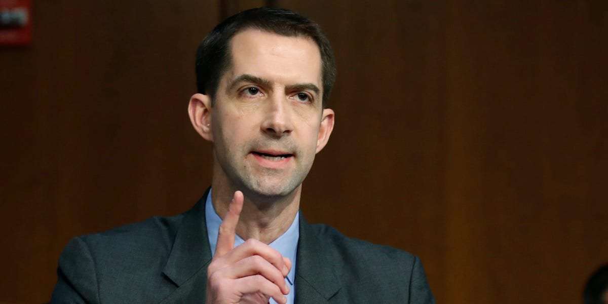 image for Sen. Tom Cotton said the US, which has the highest incarceration rate in the world, has an 'under incarceration problem'