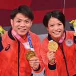 image for Abe siblings Uta and Hifumi make Olympic history winning gold in Judo within one hour of each other.
