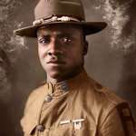 image for Portrait of an American soldier in 1918.