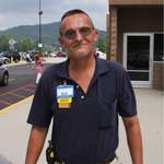 image for This is Billy Redden, the guy who played the "dueling banjos" kid in Deliverance. Working at Walmart