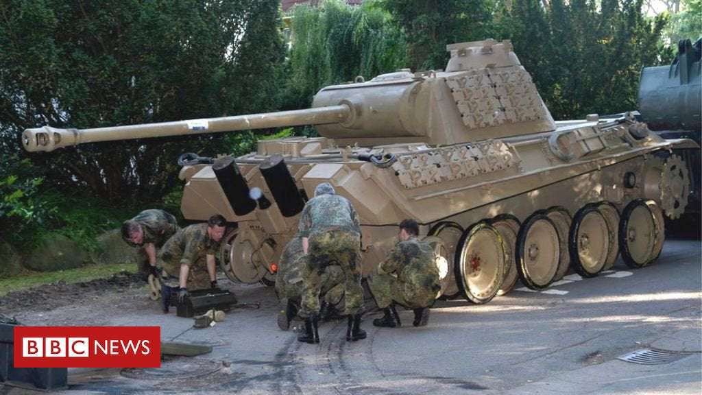image for German lawyers wrangle over pensioner's WW2 tank in basement