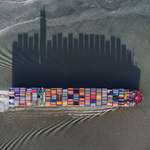 image for Container ship shadow