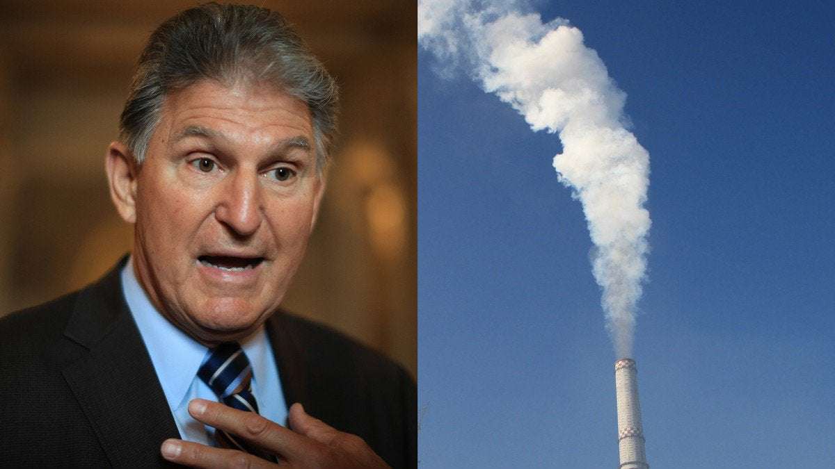 image for Joe Manchin Makes $500K a Year From One of the Dirtiest Coal Plants in West Virginia