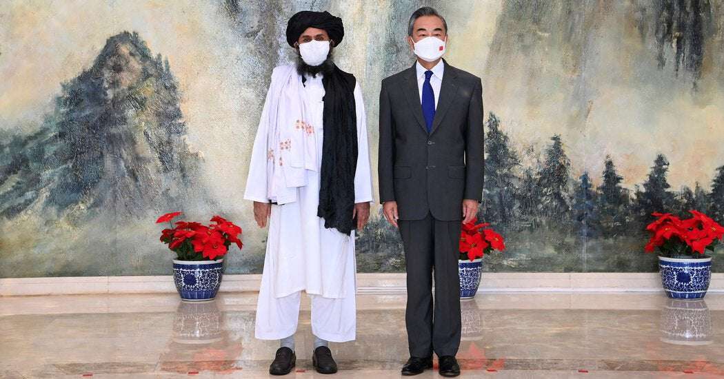 image for China Offers the Taliban a Warm Welcome While Urging Peace Talks