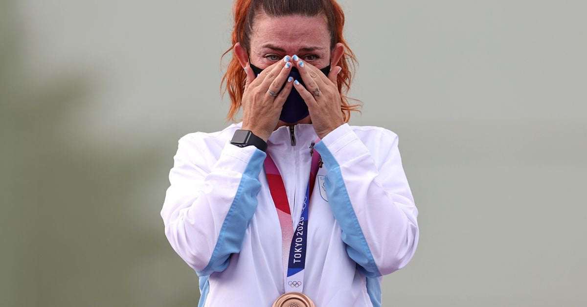 image for Shooting-Tears of joy as San Marino becomes smallest Olympic medal-winning nation