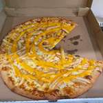 image for Ordered a large pizza and cheese fries. They delivered this.