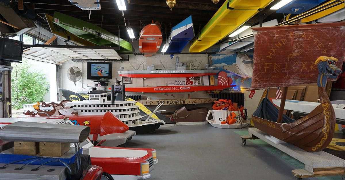 image for A Small Town in Ohio Is Home to the World's Only Cardboard Boat Museum