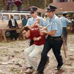 image for Bernie Sanders getting arrested for protesting segregation (circa. 1963)