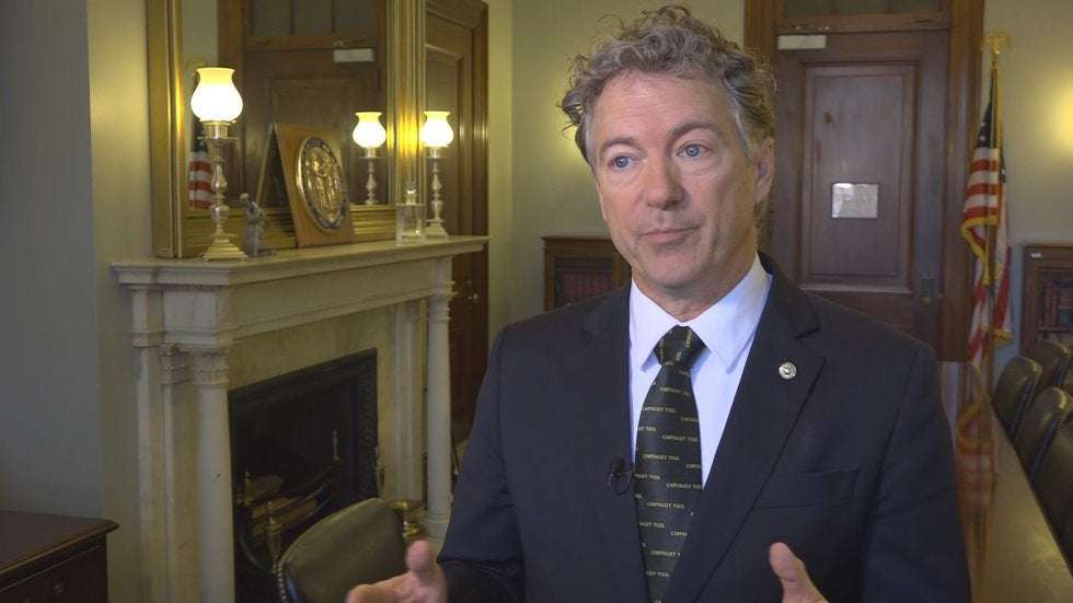 image for Sen. Rand Paul suspended from YouTube for making false COVID claims, per report