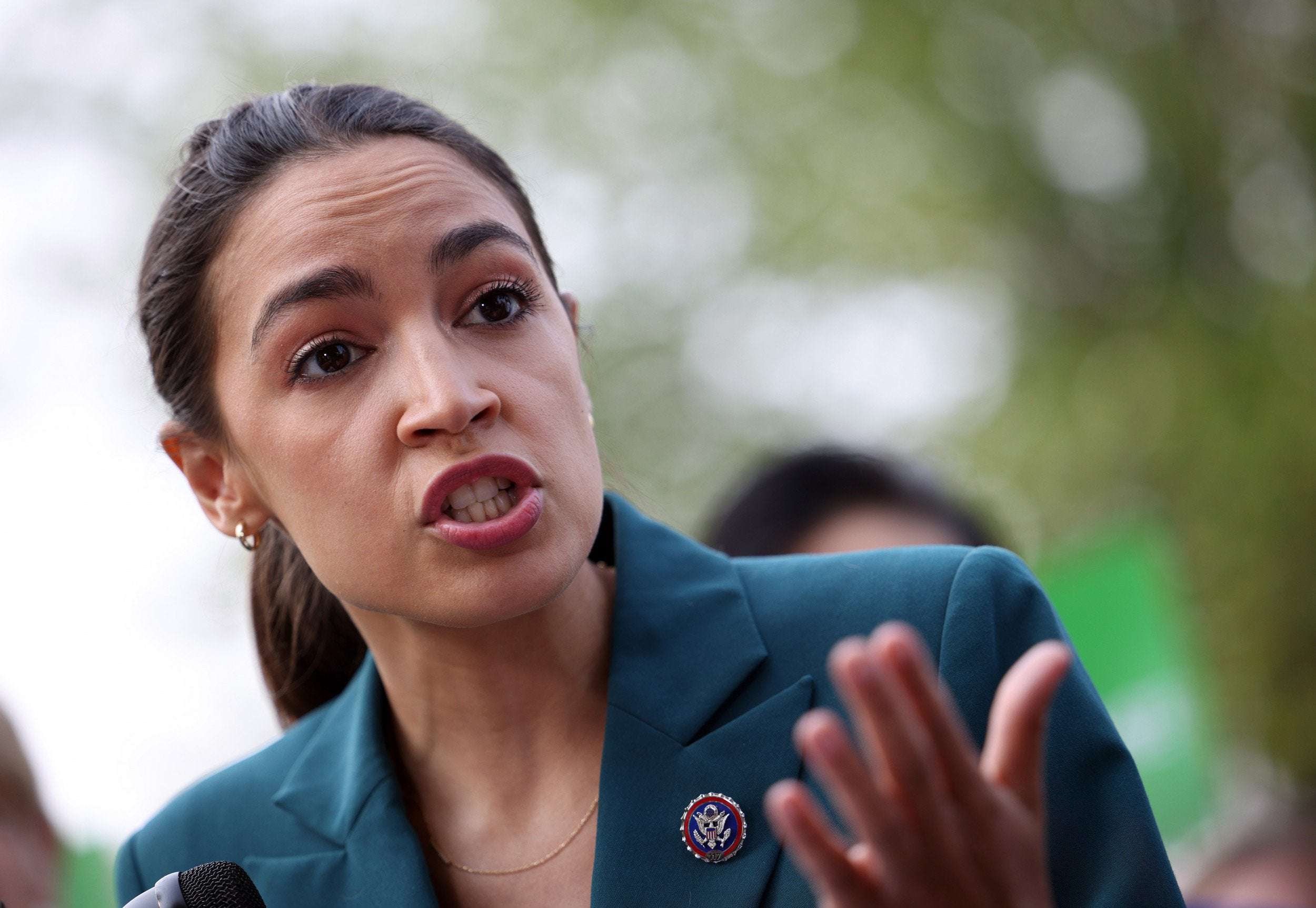 image for AOC Hits Back at Tucker Carlson, Calls Him 'Talking Inferiority Complex'