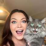 image for My cat & I took the perfect selfie 😂