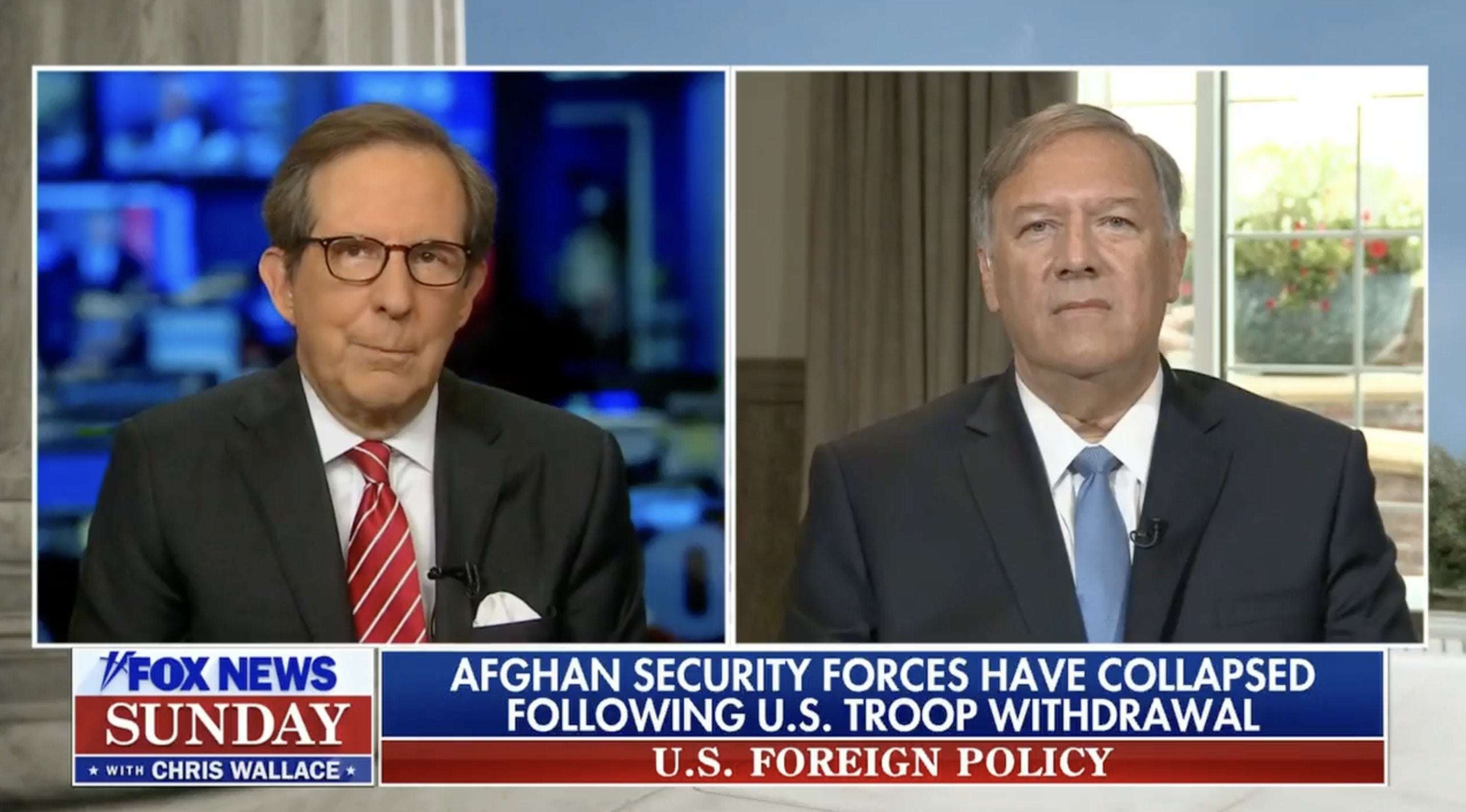 image for Fox News Host Confronts Mike Pompeo Over His Role in 'Failed' Afghanistan Withdrawal