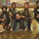 image for First Picture of Taliban Leadership inside afghan presidential palace in Kabul
