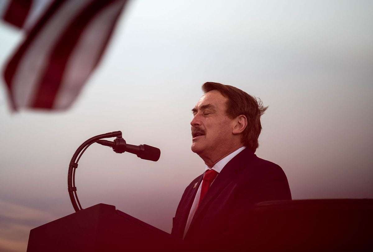image for Mike Lindell admits to hiding GOP official facing FBI probe in a "safe house"