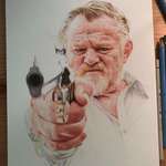 image for My drawing of Brendan Gleeson