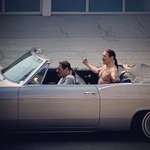 image for Danny Trejo driving a figure of Danny Trejo on the backseat