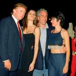 image for Donald Trump, Melania Trump, Jeffrey Epstein and Ghislaine Maxwell at Mar-a-Lago in Florida in 2000