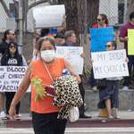 image for Patient in tears today leaving Harbor UCLA Medical Center after being yelled by anti-mask protestor.