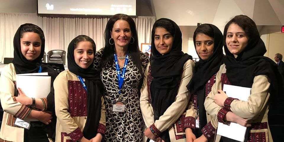 image for The Afghan all-girls robotics team have been offered scholarships at 'incredible universities,' says Oklahoma mother who helped them escape the Taliban