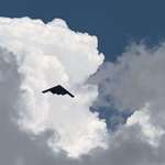 image for These stealth bombers fly over my property daily, finally got a decent picture of one.