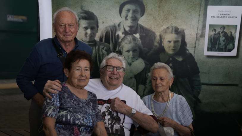 image for After 77 years, veteran reunites with Italian siblings he saved during World War II