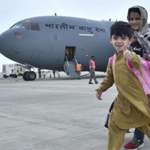 image for A Child from Afghanistan after reaching India by an Indian Air Force flight😃