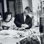image for Elton John visits 18 year old AIDS patient, Ryan White on his deathbed