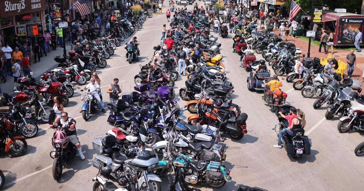 image for South Dakota Covid cases quintuple after Sturgis motorcycle rally