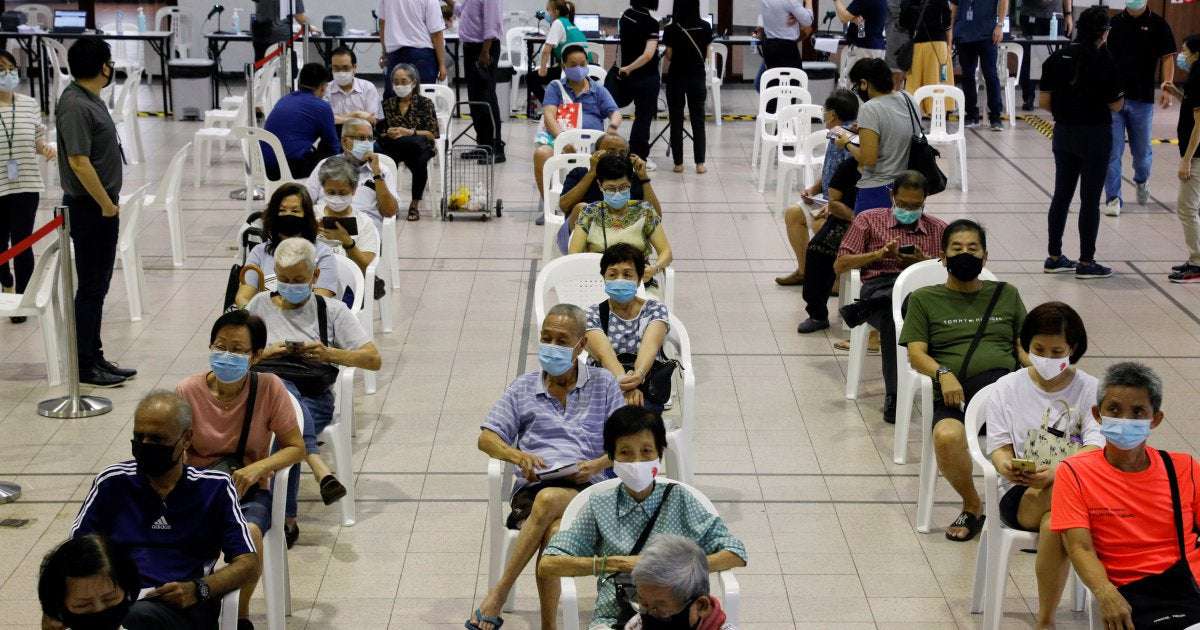 image for Singapore vaccinates 80 percent of population against COVID-19