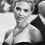 image for Scarlett Johansson photographed at The Venice Film Festival, 2013.